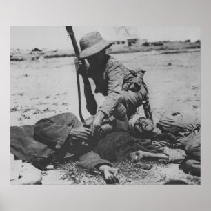 Starving Turkish Soldier Poster