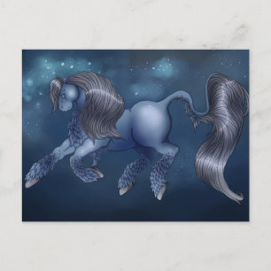 "Starwalker" Fantasy Horse Postcard