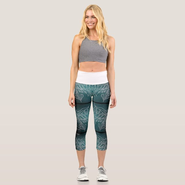 Stary night capri leggings (Front)