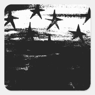 Stary Night Square Sticker