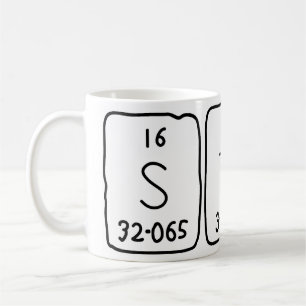 Stas periodic table name mug