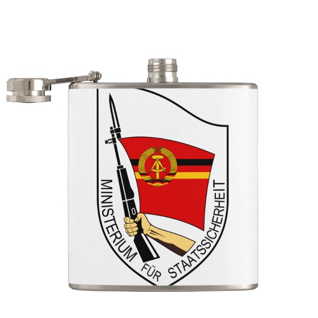 Stasi - DDR (Deutsche Demokratische Republik) Hip Flask (Opened)