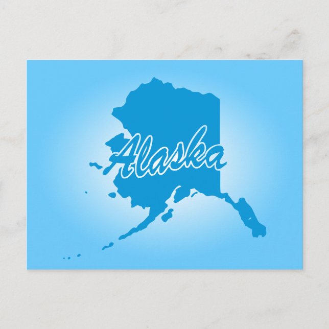 State Alaska Postcard (Front)