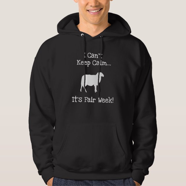 State and County Fair - Show Sheep Livestock Anima Hoodie (Front)