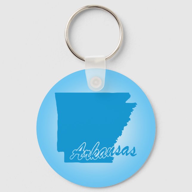 State Arkansas Key Ring (Front)