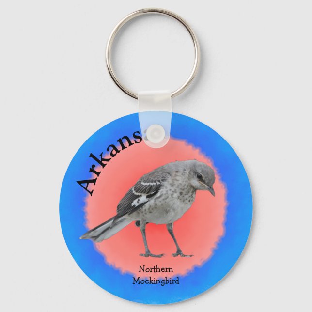 State Bird of Arkansas Key Ring (Front)