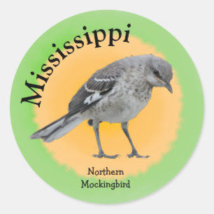 State Bird of Mississippi Classic Round Sticker