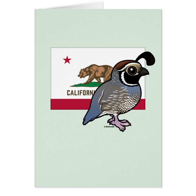 State Birdorable: California Quail (Front)