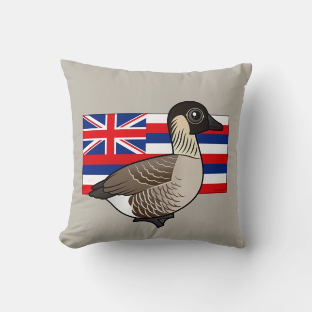 State Birdorable of Hawaii: Nene Cushion (Front)