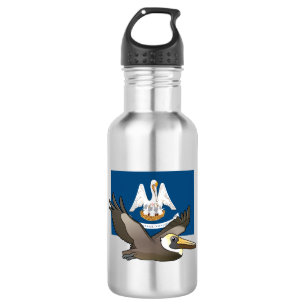 State Birdorable of Louisiana: Brown Pelican 532 Ml Water Bottle