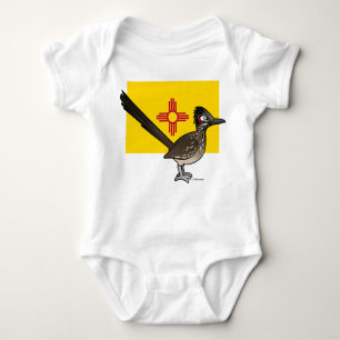 State Birdorable of New Mexico: Roadrunner Baby Bodysuit