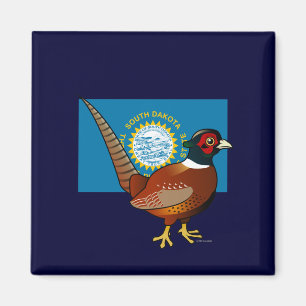 State Birdorable of South Dakota: Common Pheasant Magnet