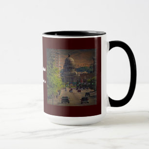 State Capital  in Boise, Idaho Mug