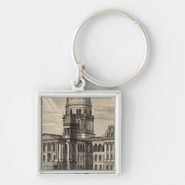State Capitol building, Springfield, Ill Key Ring (Front)