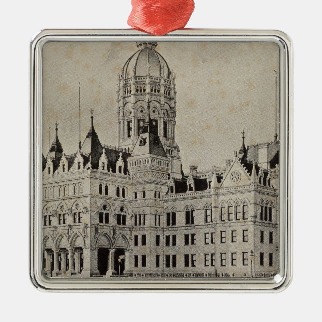 State Capitol, Hartford Metal Tree Decoration (Front)