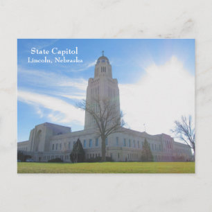 State Capitol - Lincoln, NE postcard #55n 055
