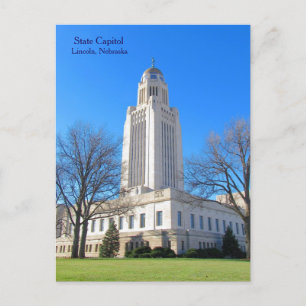 State Capitol Lincoln, NE postcard best1