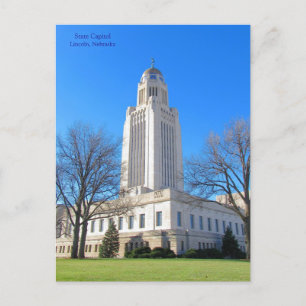 State Capitol Lincoln, NE postcard best2