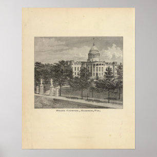State Capitol, Madison, Wis Poster