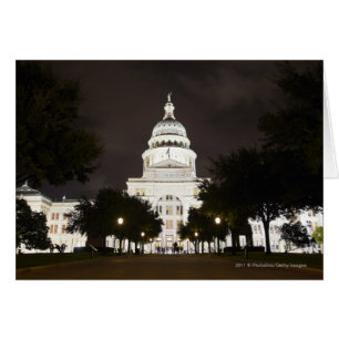 State Capitol of Austin, Texas at Night