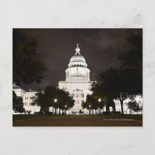 State Capitol of Austin, Texas at Night Postcard