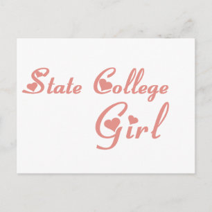 State College Girl tee shirts Postcard