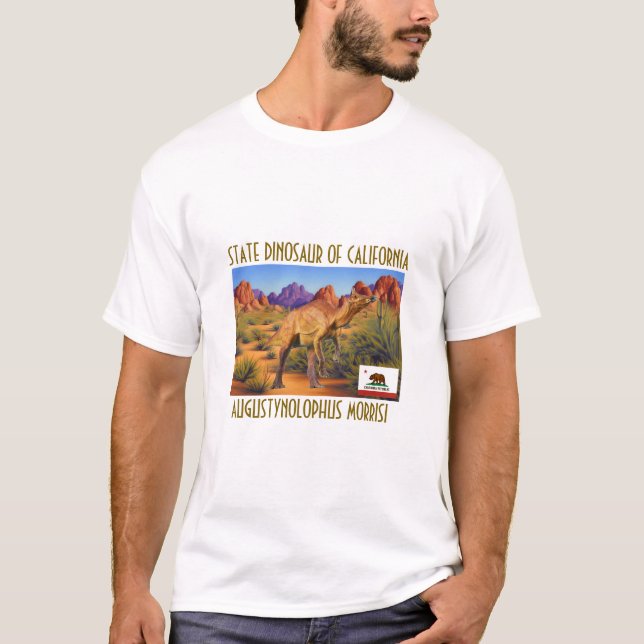 State Dinosaur Of California T-Shirt (Front)