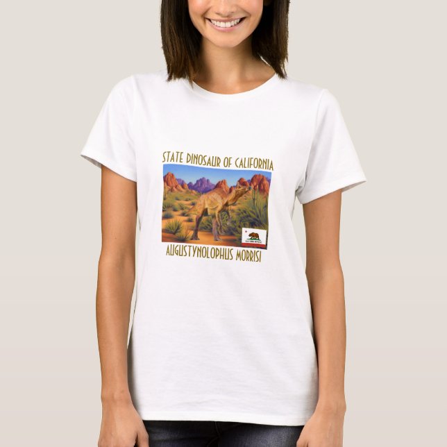 State Dinosaur Of California T-Shirt (Front)