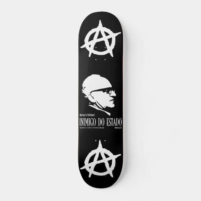 State Enemy Skate Shape Skateboard (Front)