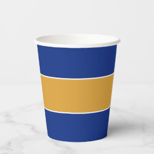 State Flag Colours of Massachusetts Paper Cups