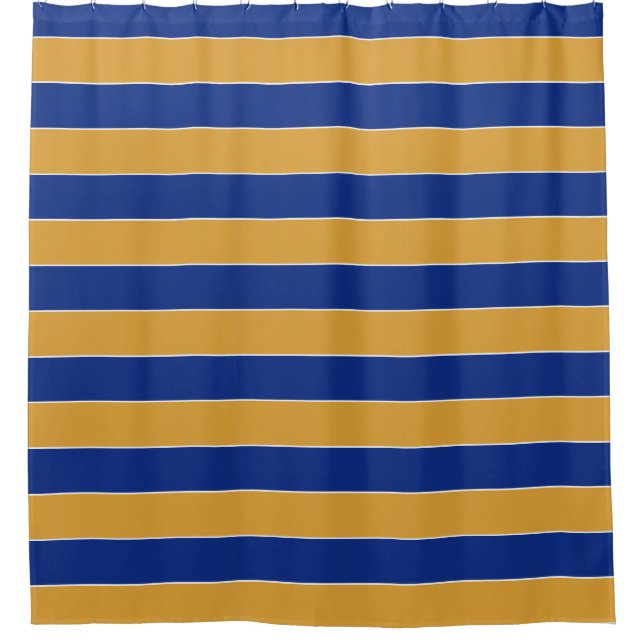 State Flag Colours of Massachusetts Shower Curtain (Front)