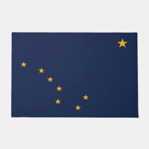 State Flag of Alaska, USA Doormat
