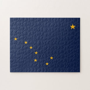 State Flag of Alaska, USA Jigsaw Puzzle