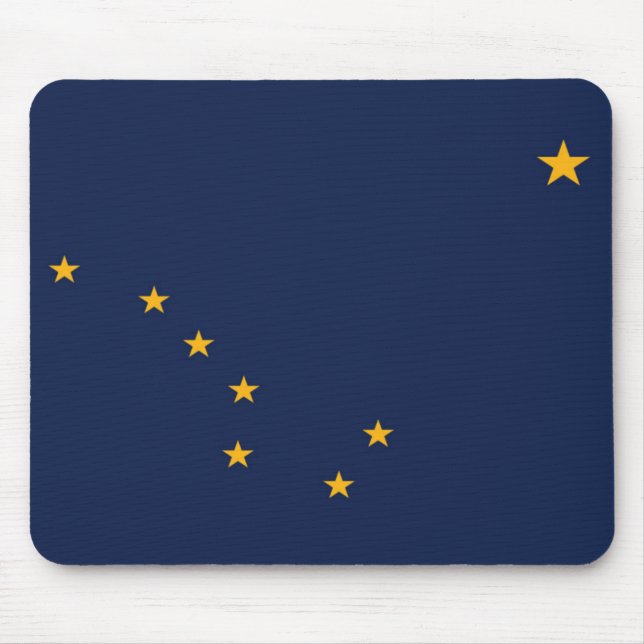 State Flag of Alaska, USA Mouse Pad (Front)