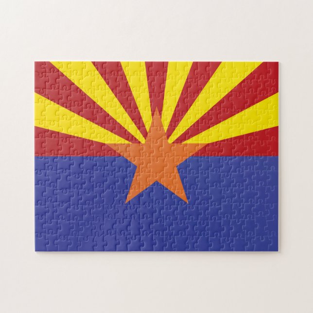State Flag of Arizona, USA Jigsaw Puzzle (Horizontal)