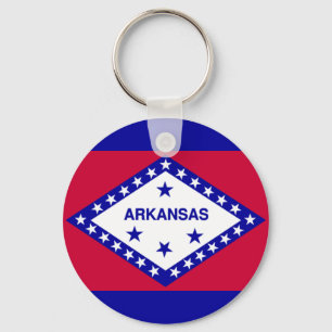 State Flag of Arkansas Key Ring