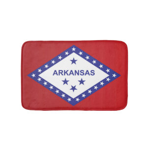 State Flag of Arkansas, USA Bath Mat