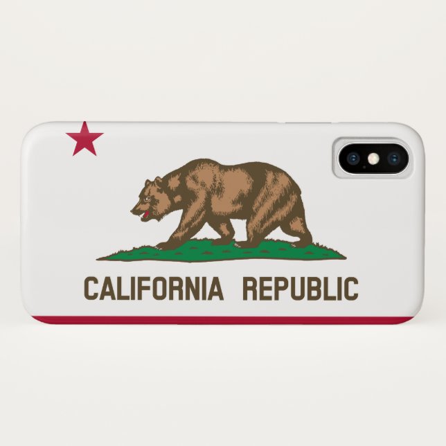 State Flag of California Case-Mate iPhone Case (Back (Horizontal))