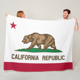 State Flag of California Fleece Blanket