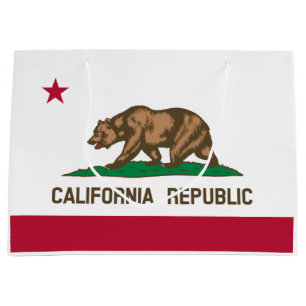 State Flag of California Large Gift Bag
