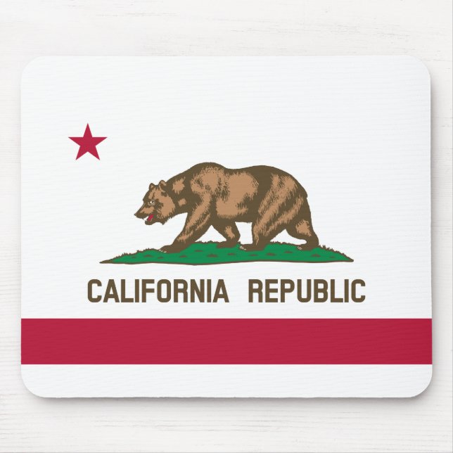 State Flag of California Mouse Pad (Front)