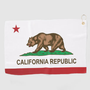 State Flag of California, USA Golf Towel