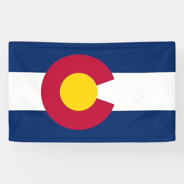 State Flag of Colorado Banner (Horizontal)