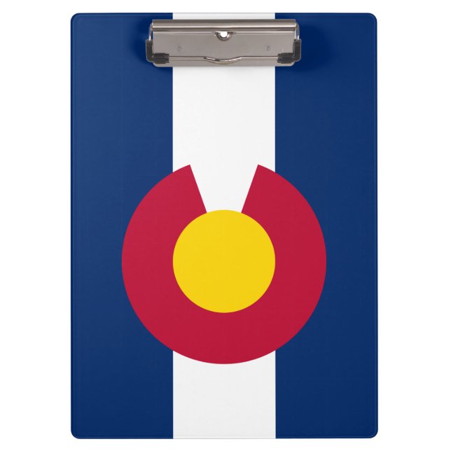 State Flag of Colorado Clipboard (Front)