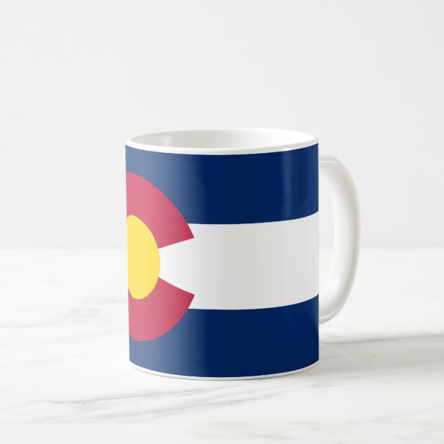 State Flag of Colorado Coffee Mug (Front Right)