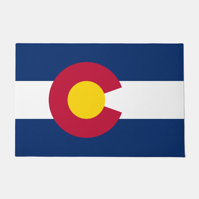 State Flag of Colorado Doormat (Front)