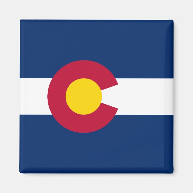 State Flag of Colorado Magnet (Front)