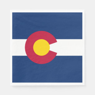 State Flag of Colorado Napkin