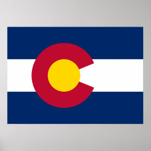 State Flag of Colorado Poster