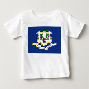 State Flag of Connecticut Baby T-Shirt